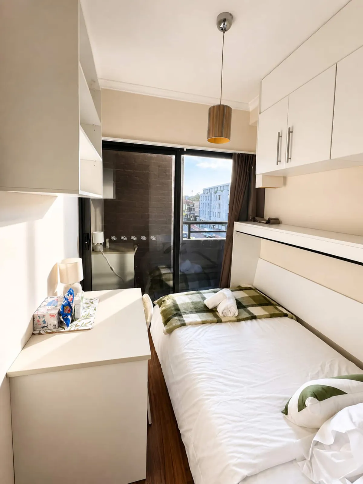 Furnished student studio with balcony on Parramatta Road
